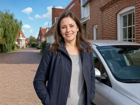 Verkäufer aus Baesweiler mit dem verkauften Fahrzeug